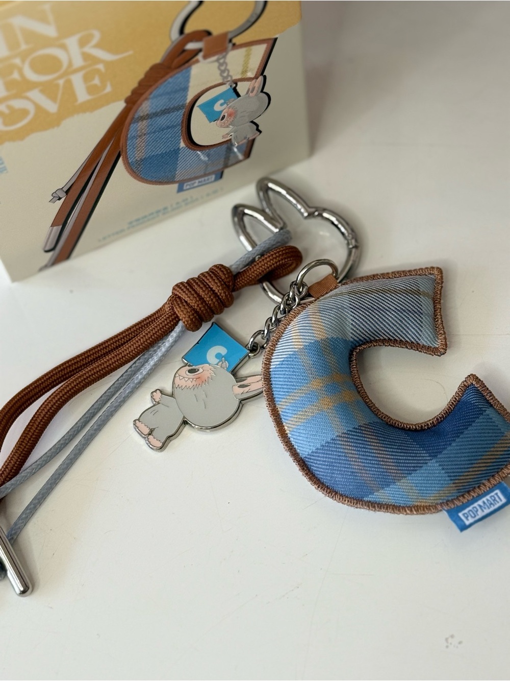 The Monster Pin for Love Keychain Letter C. New and confirmed! - Picture 2 of 9